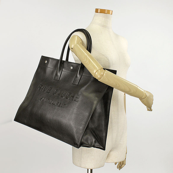 Saint Laurent Leather Gauche Tote Bag Rive - Picture 1 of 6